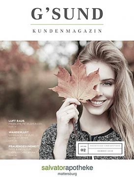 Kundenmagazin Salvatorapotheke Mattersburg 2018 Herbst