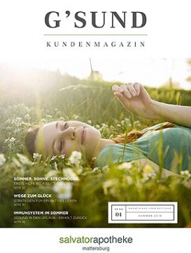 Kundenmagazin Salvatorapotheke Mattersburg 2018 Sommer